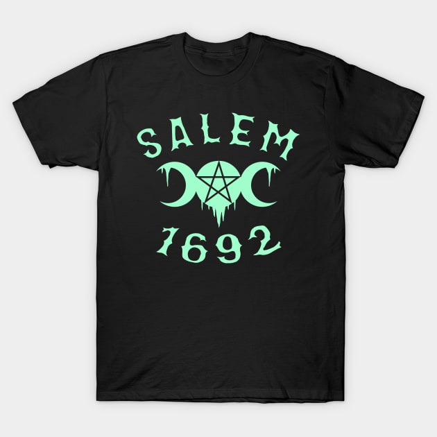 Wiccan Occult Satanic Witchcraft Salem 1692 T-Shirt by ShirtFace